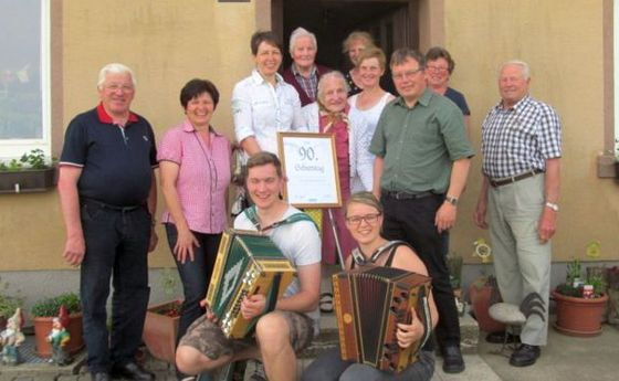 Gratulantenschar           